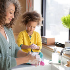 Practical Living Kids Foaming Hand Soap Glass Dispenser for daily home and personal routines with bath body and hygiene