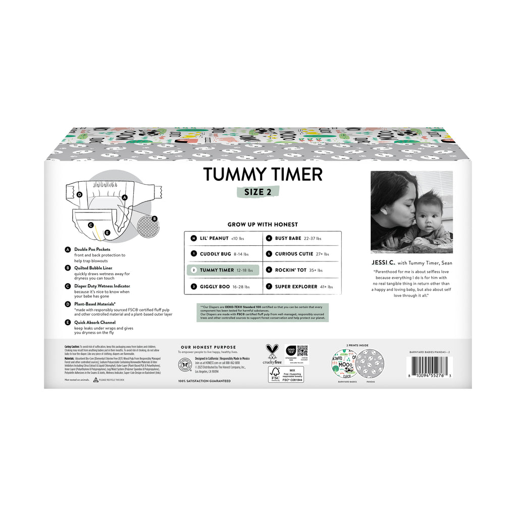 Practical Living Clean Conscious Disposable Diapers Box for daily home and personal routines with baby care and kids products