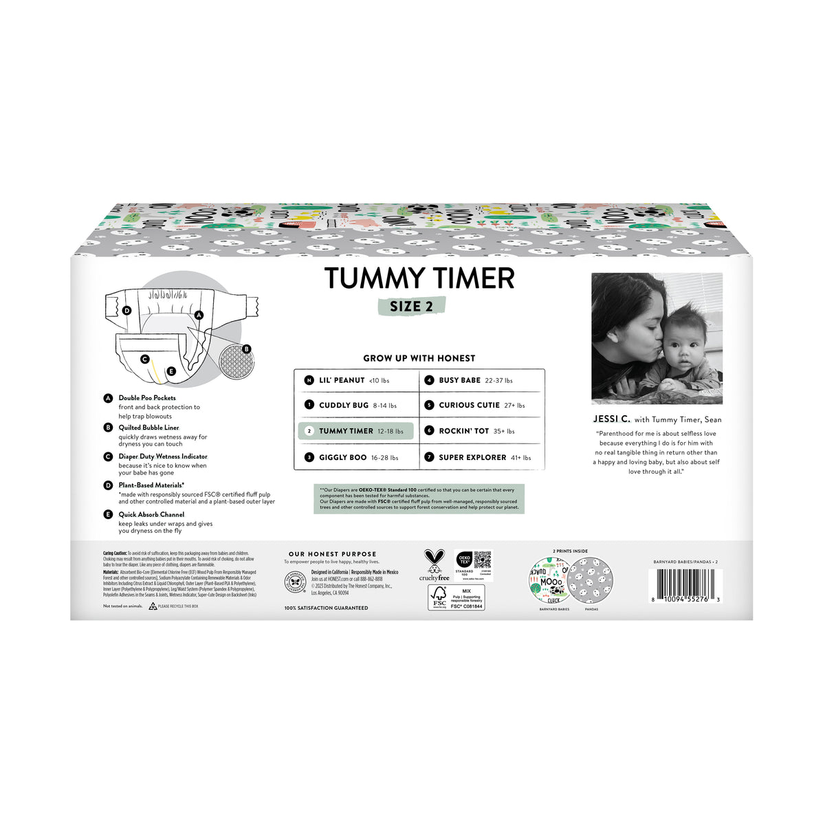 Practical Living Clean Conscious Disposable Diapers Box for daily home and personal routines with baby care and kids products