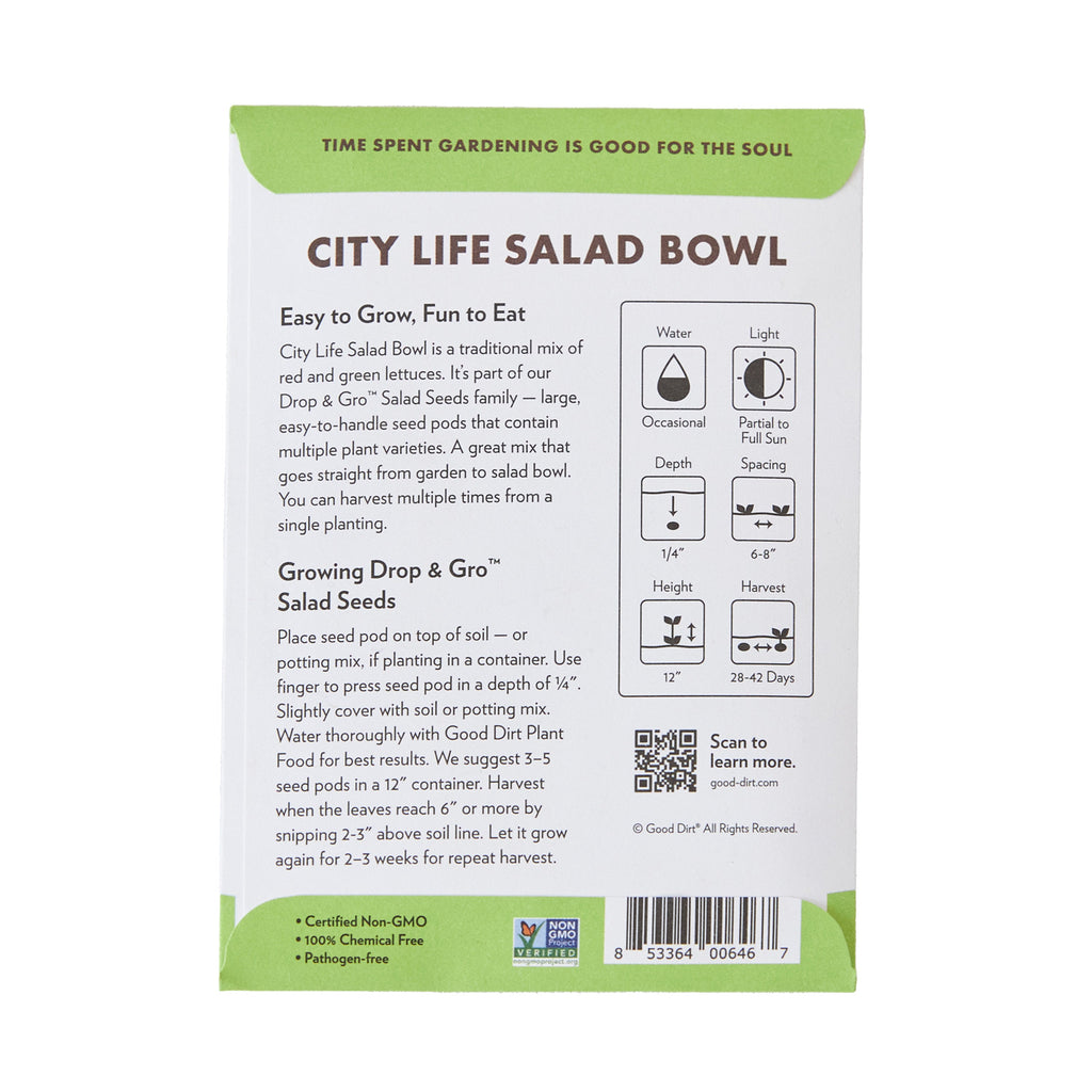 Everyday Home Drop and Gro Lettuce Seed Pods Salad Greens Grow Kit for daily home and personal routines with garden plant and outdoor supplies