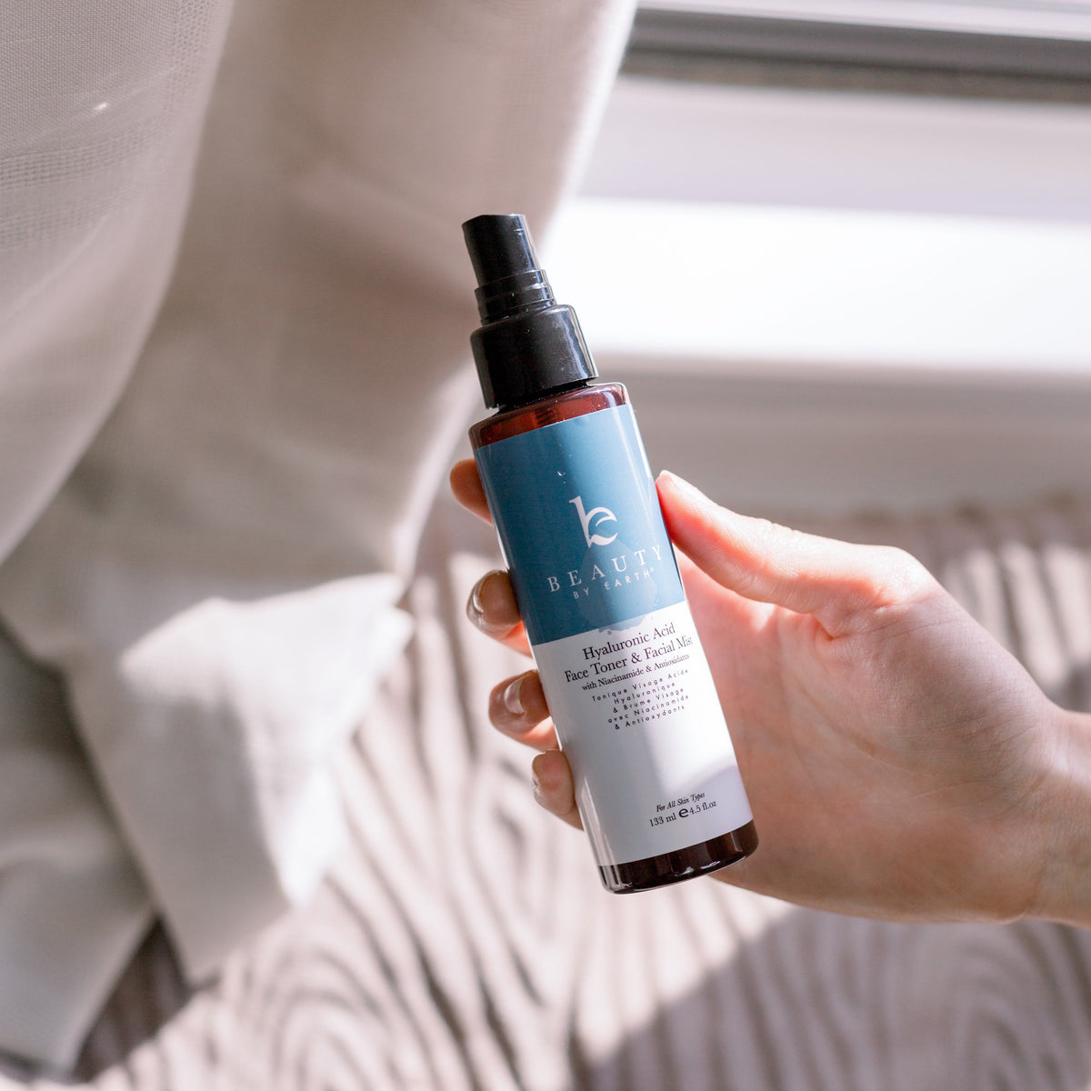 Routine Ready Hyaluronic Acid Toner for daily home and personal routines with facial skin and sun care