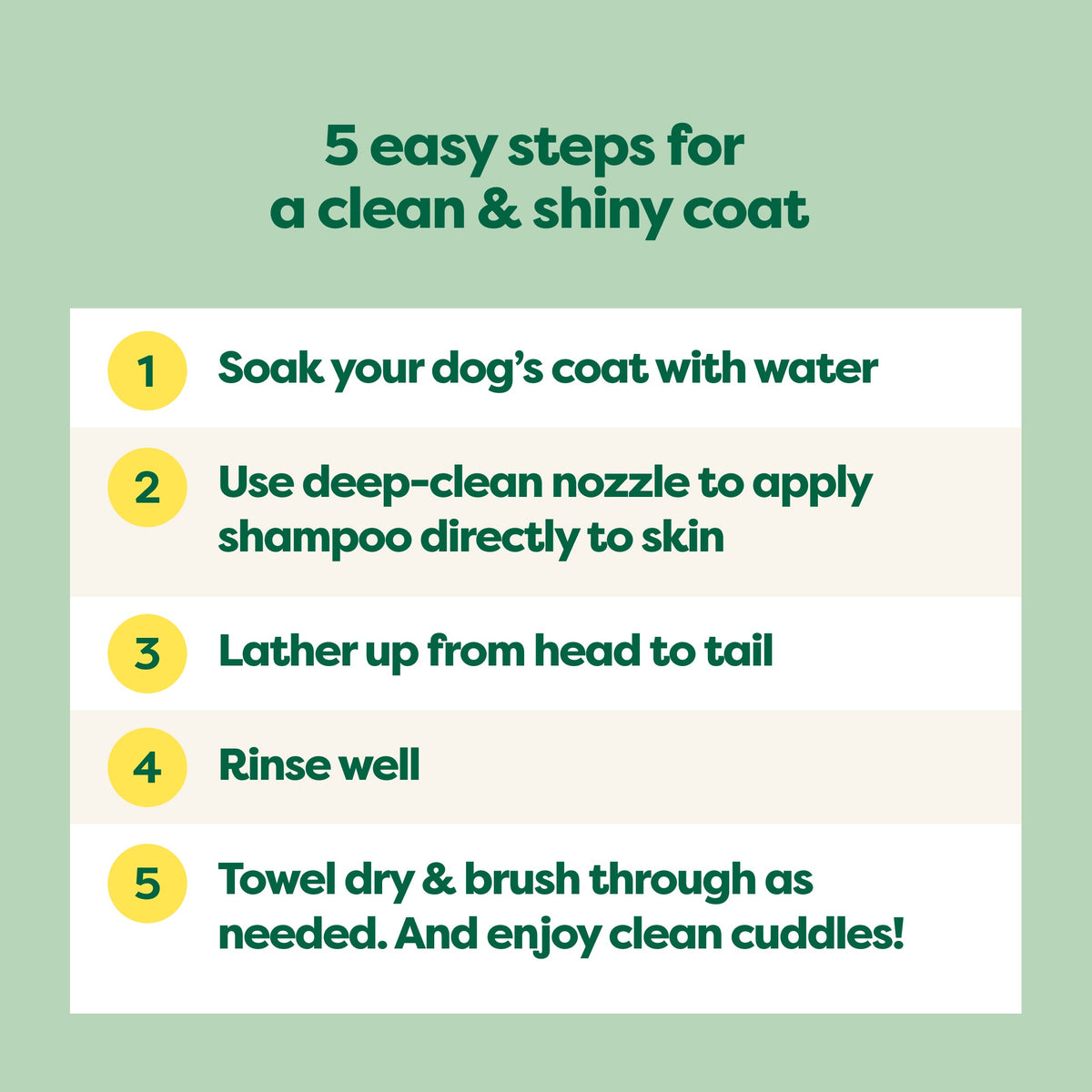 Routine Ready 3-in-1 Short Coat Dog Shampoo for daily home and personal routines with hair care
