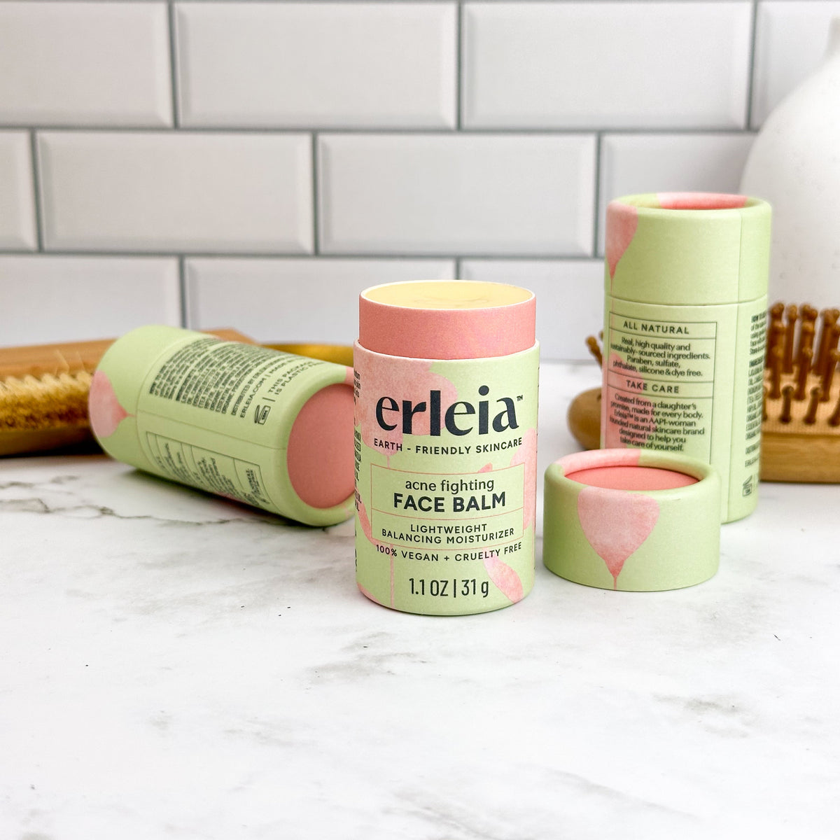 Routine Ready Face Balm - Acne Fighting for daily home and personal routines with facial skin and sun care