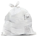 100% Recycled Plastic Trash Bags, Tie Top