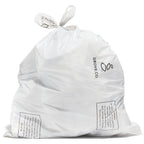 100% Recycled Plastic Trash Bags, Tie Top