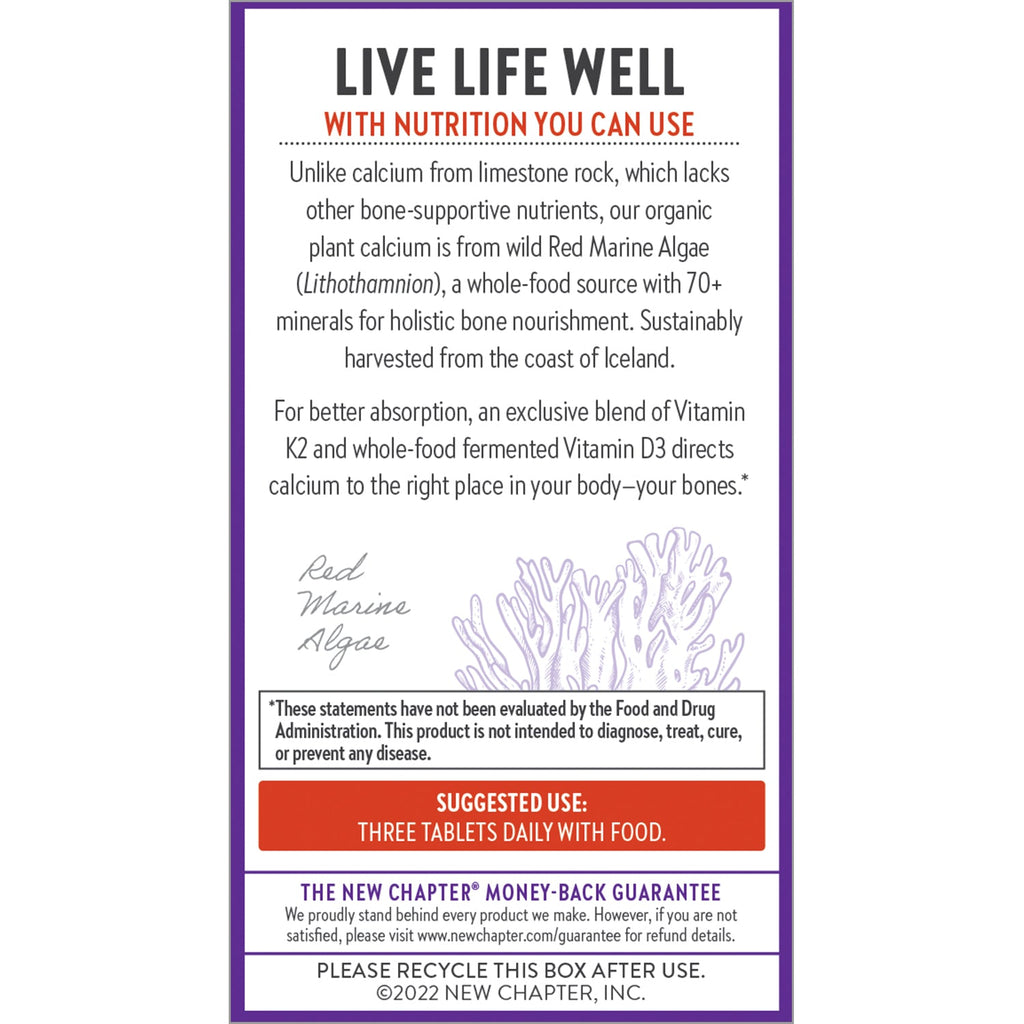 Home Essentials Bone Strength Take Care, Organic Plant Calcium for Strong Healthy Bones for daily home and personal routines with garden plant and outdoor supplies