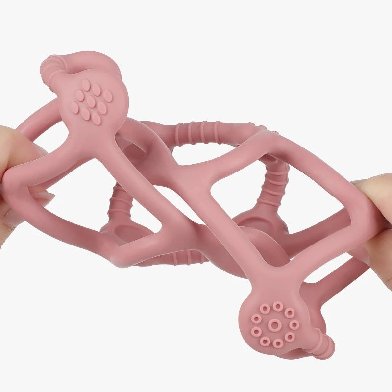 Everyday Home 3-in-1 Teething Ball, Soothing, Sensory Play and Promotes Fine Motor Skills - fully Food Grade Silicone for daily home and personal routines with baby care and kids products