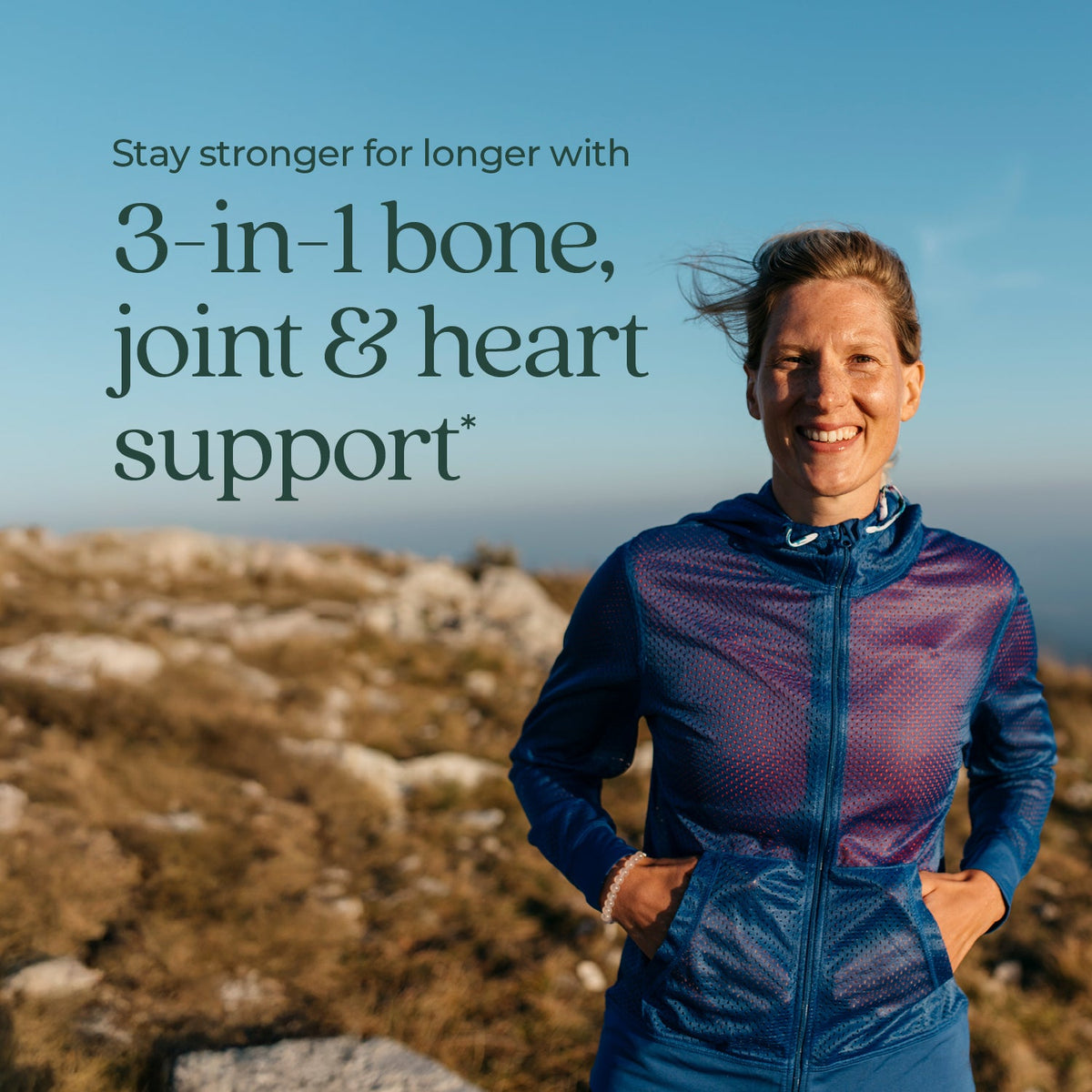 Home Essentials Bone Strength Take Care, Organic Plant Calcium for Strong Healthy Bones for daily home and personal routines with garden plant and outdoor supplies