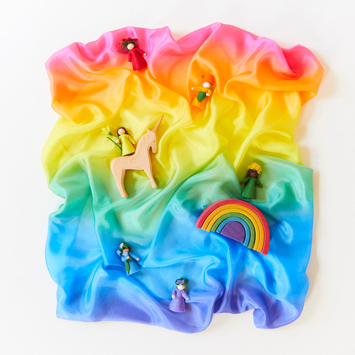 Practical Living Enchanted Playsilk for Open-Ended, Imaginative Play for daily home and personal routines with baby care and kids products