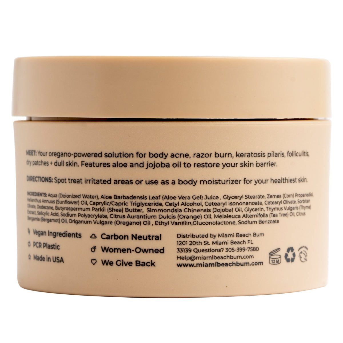 Daily Care Bum + Body Cream for daily home and personal routines with general everyday essentials