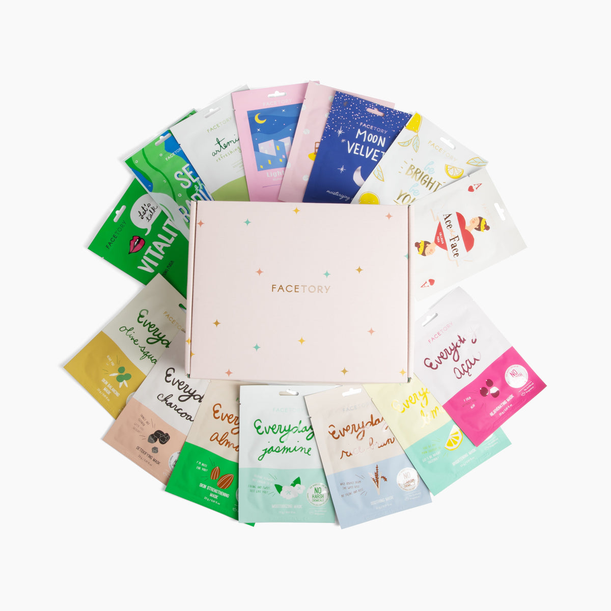 Practical Living K Beauty Face Mask Set for daily home and personal routines with facial skin and sun care