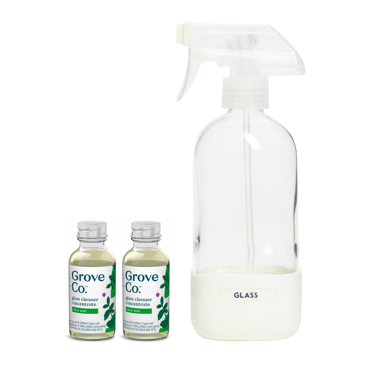Routine Ready Glass Cleaner Starter Set for daily home and personal routines with cleaning laundry and paper products