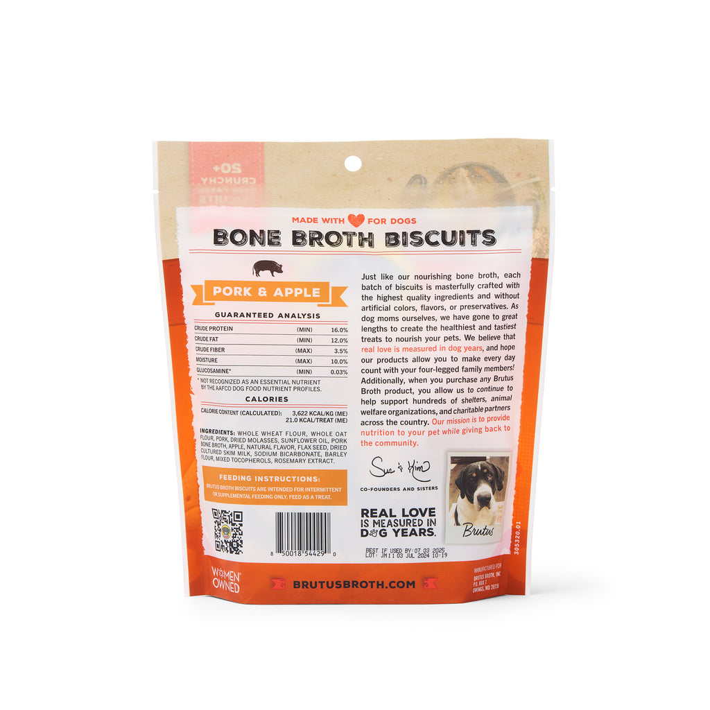 Practical Living Brutus Bone Broth Biscuits for daily home and personal routines with pet care treats and accessories