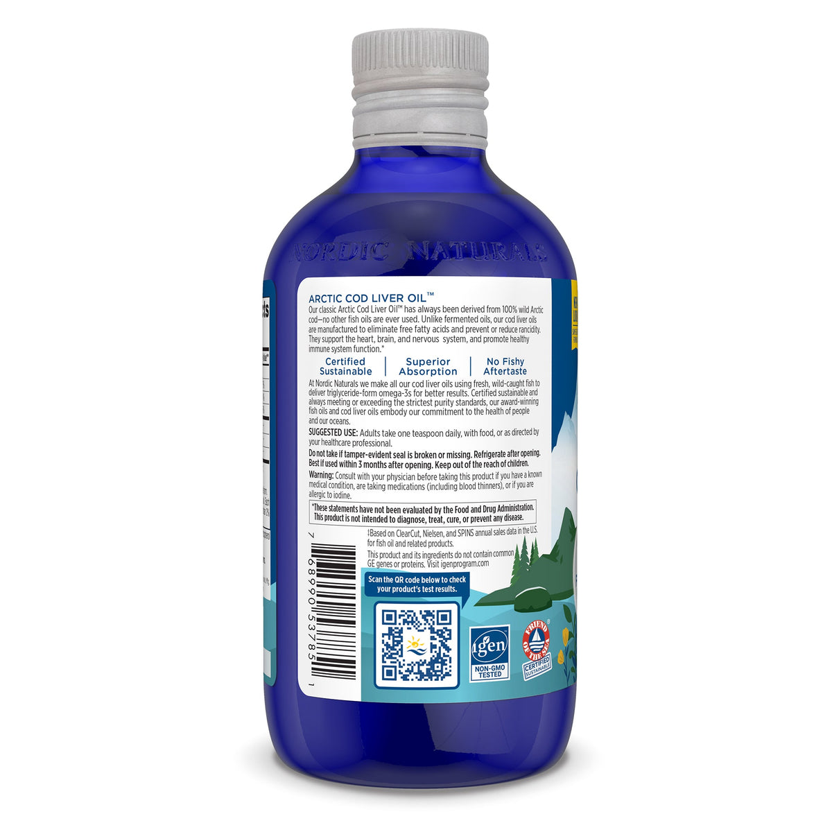 Practical Living Arctic Cod Liver Oil for daily home and personal routines with pantry foods and beverages