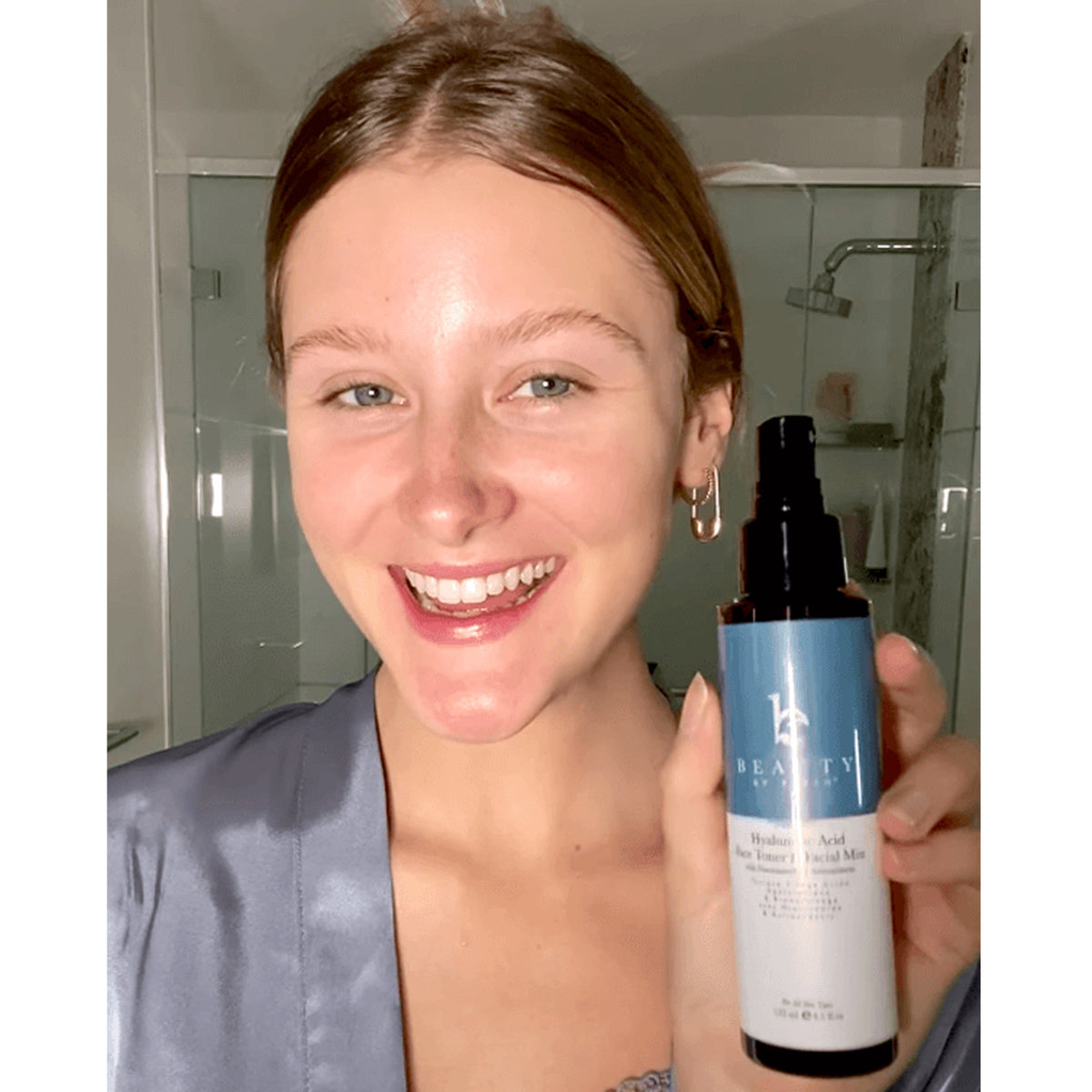 Routine Ready Hyaluronic Acid Toner for daily home and personal routines with facial skin and sun care