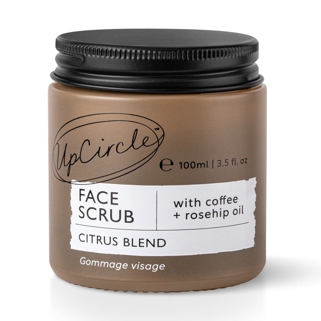Face Scrub with Coffee + Rosehip Oil - Citrus Blend