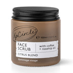 Face Scrub with Coffee + Rosehip Oil - Citrus Blend