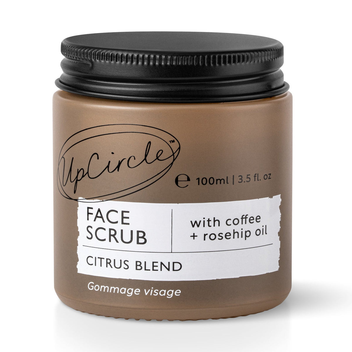 Face Scrub with Coffee + Rosehip Oil - Citrus Blend