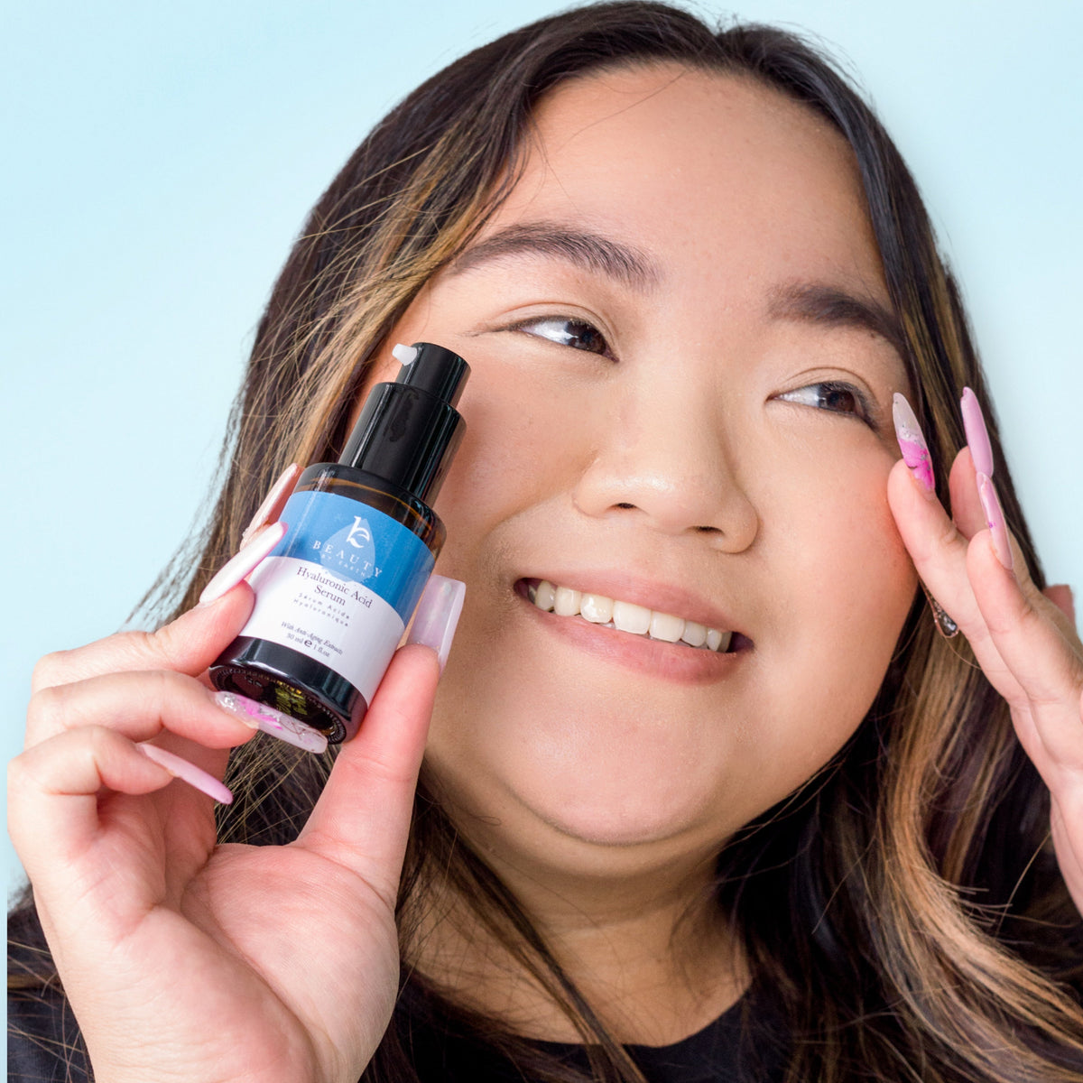 Home Essentials Hyaluronic Acid Serum for daily home and personal routines with facial skin and sun care
